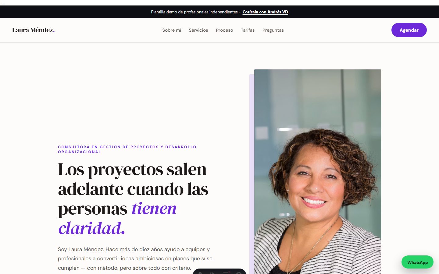 Vista previa de la plantilla Profesionales independientes