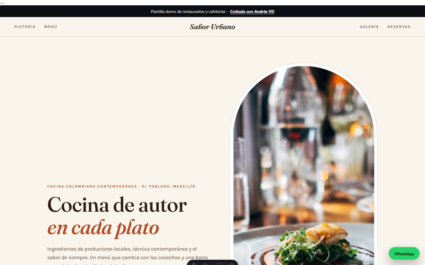 Vista previa de la plantilla Restaurantes y cafeterías